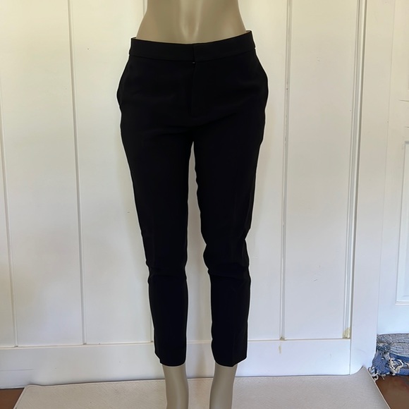 Chloe black cropped trousers - size 40/ US 8 - Picture 1 of 10